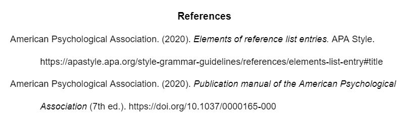 How to Capitalize and Punctuate Titles References (image)